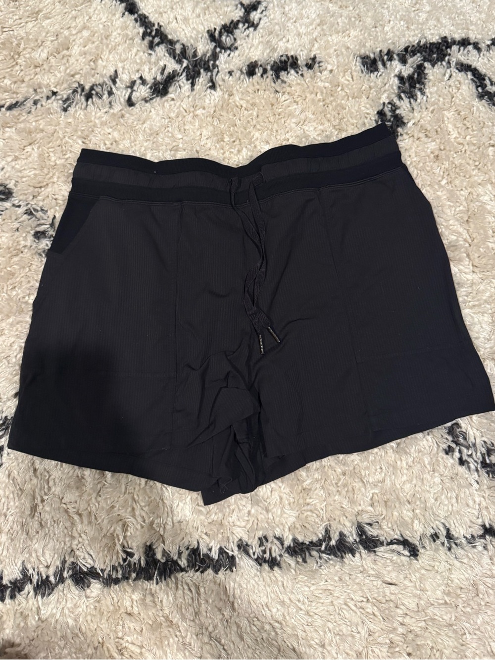 lululemon athletica Black Dance Studio Drawstring Shorts